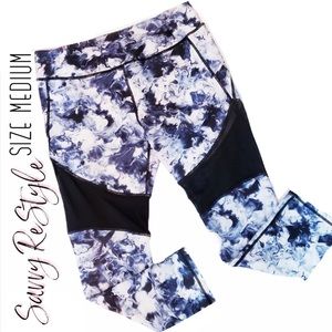 Industry | High Waisted Mesh Capri Leggings